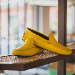Yoho Men's Anti Pain Archflex Yellow Loafers-picture-48