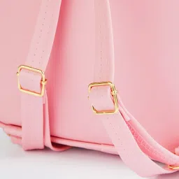 Ginger by Lifestyle Pink Printed Backpack image 3