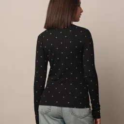 Only Black Printed Top image 3