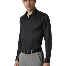 Van Heusen Black Slim Fit Printed Shirt image 3