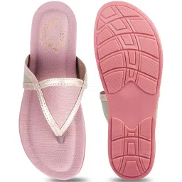 Shoetopia Kids Pink T-Strap Sandals image 3
