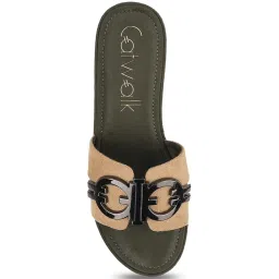 Catwalk Women's Beige Casual Wedges image 3