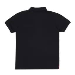 Pepe Jeans Boys Black & Grey Printed Polo T-Shirt image 2