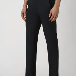 Van Heusen Navy Slim Fit Trousers image 3