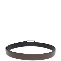 United Colors of Benetton Filip Brown & Black Leather Reversible Belt for Men image 3