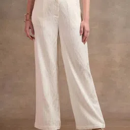 U.S. Polo Assn. White Embroidered Trousers image 3