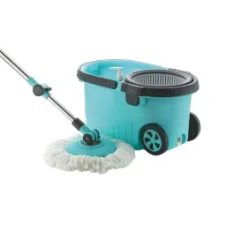 GENERIC Supreme Xl Bucket Mop 360° Rotating SS Press For Floor Cleaning, SM12 (Pack of 12)-picture-40