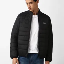 Van Heusen Black Regular Fit Puffer Jacket-picture-20