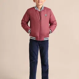 U.S. Polo Assn. Boys Red Full Sleeves Summer Jacket-picture-38