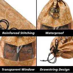 Aura Brown Set of 6 Regular Shoes Organiser Organisers image 2