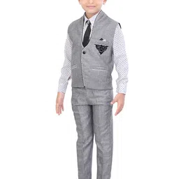 BAESD Boys 3-Pcs Single-Breasted Party Suits image 2