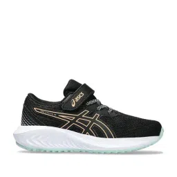 Asics Kids PRE EXCITE 10 PS Black & Bright Sunstone Running Shoes image 1