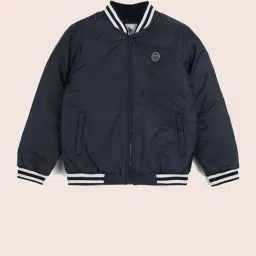 U.S. Polo Assn. Boys Blue Full Sleeves Summer Jacket image 5