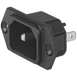 SCHURTER Connector, Mains Socket, 15A, 250V, Blk, 6100.3300.33-picture-30