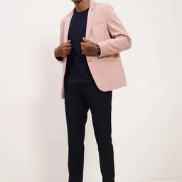 SHOWOFFFF Single-Breasted Slim Fit Blazers image 5