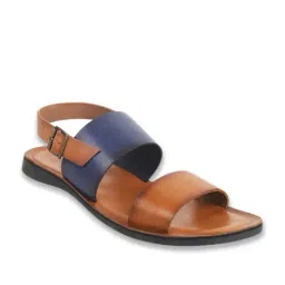 Da Vinchi by Metro Men's Tan Back Strap Sandals-picture-38
