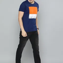 HERE&NOW Men Black Light Fade Slim Fit Stretchable Jeans image 2