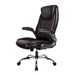 CHAIRTECH High Back Office Conference Chair Leatherette Brown Ergonomic for Office & Professional Use-image-78