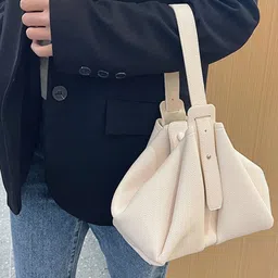 StyleCast Women Textured Structured Hobo Bag image 2