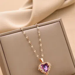Peprika Women Rose Gold Necklace and Chains-picture-11
