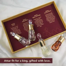 Ajmal India Royal Series Concentrated Perfume Gift Set - Pack Of 4 image 3