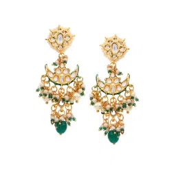 AARSEE OFFICIAL Ornate Multi-Color Chandbali Earrings image 4