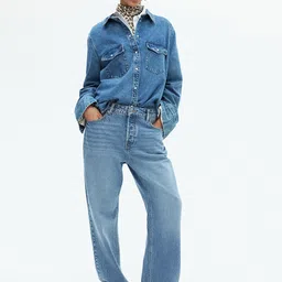 H&M Women Ladies Straight Jeans-picture-12