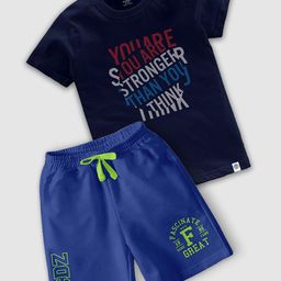 CODEZ Boys Printed T-shirt with Shorts-picture-37
