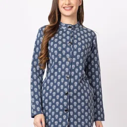 Anouk Women Embroidered Printed Longline Cardigan image 1