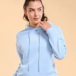 Enamor Relaxed Fit Crop Hooded Fleece Sweatshirt A905-picture-35