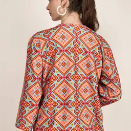 Frolic Rolic Women Printed Shrug image 5