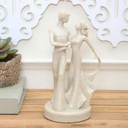 Myntra Elegant Homes Beige Dreamy Couple Strolling Figurine Resin Showpiece-picture-37