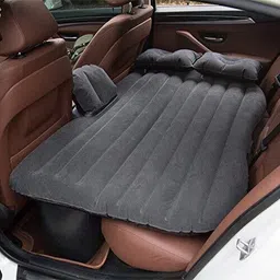 park+ Black_ Inflatable Car Bed for Travel - Comfortable & Easy Car Inflatable Bed image 2
