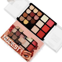 Adbeni 18 Color Eyeshadows Highlighter & Blusher Makeup Palette - 20 g-picture-12