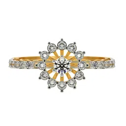 VALANOVA Women Yellow Ring Diamond-picture-39