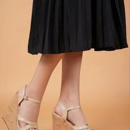 DROP BOLD Textured Wedge Sandals-picture-32