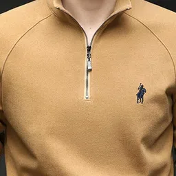 StyleCast x Revolte Men High Neck Raw Edge T-shirt image 4