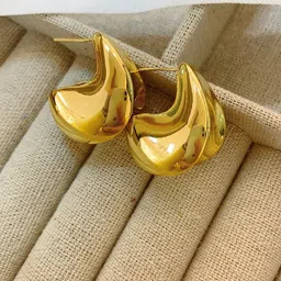 FIMBUL Gold Plated Classic Studs-picture-24