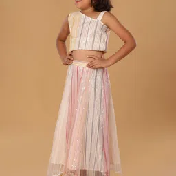 The Mini Trunk Girls Ready to Wear Lehenga & Blouse-picture-16