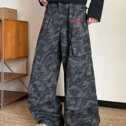 StyleCast Men Oversized Camouflage Cargo Cotton Jeans-picture-29