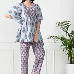 Laado - Pamper Yourself Printed Tunic With Trousers Co-Ords image 4