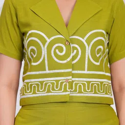 Toflei Women Embroidered Top With Palazzos Co Ords image 4