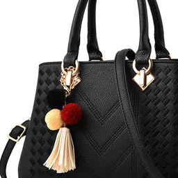 StyleCast Two Handles Detachable Sling Strap Structured Handheld Bag image 2