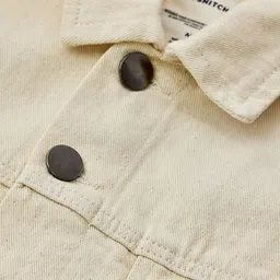 Snitch Men Spread Collar Cotton Denim Jacket image 2