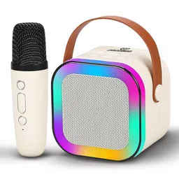 WEMBLEY Kids Rechargeable Wireless Mini Portable Bluetooth Speaker With Karaoke Mic-picture-14