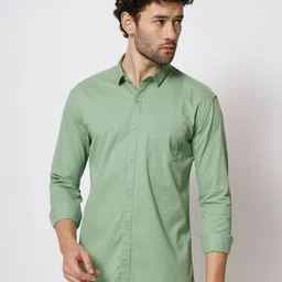 ISUEL FAB Men Solid Cotton Casual Shirt-image-27