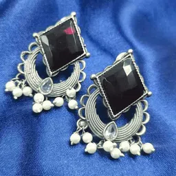 MERA HAAT Contemporary Studs Earrings-image-34