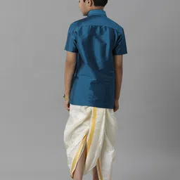 Ramraj Boys Shirt with Dhoti Pants image 4