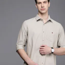 Louis Philippe Sport Pure Cotton Slim Fit Casual Shirt-image-36
