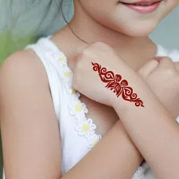 VOORKOMS Mehndi Design Stencil Sticker image 2